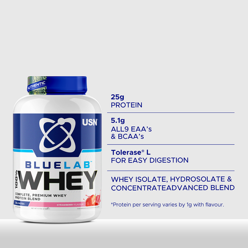 USN BlueLab Whey Protein Powder 908g