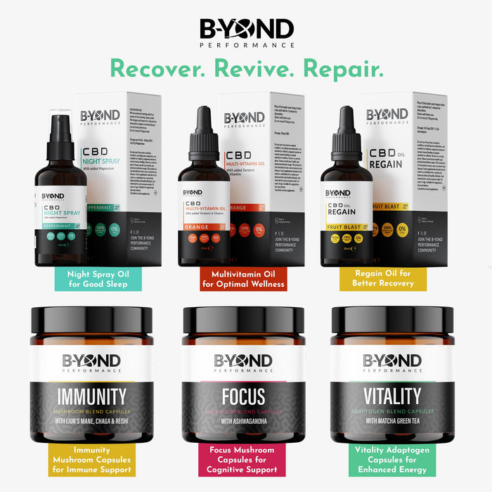 BYOND PERFORMANCE Vitality Mushroom Capsules 60 Caps