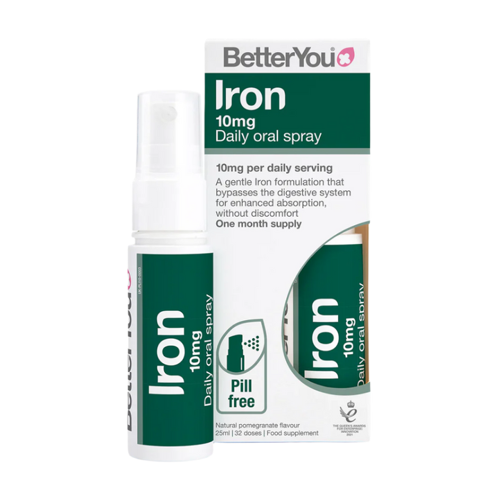 BetterYou Iron 10 Daily Oral Spray – 25 ml