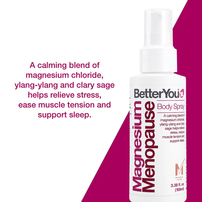 BetterYou Magnesium Menopause Body Spray - 100 ml.