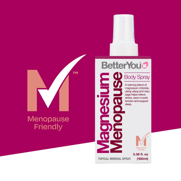 BetterYou Magnesium Menopause Body Spray - 100 ml.