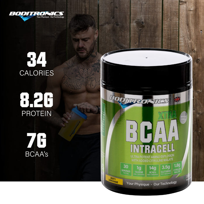 Boditronics BCAA Intracell Xtra 375g - Protein Blends at MySupplementShop by Boditronics
