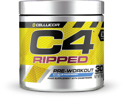 Cellucor C4 Ripped 180g - Icy Blue Razz - Sports Supplements at MySupplementShop by Cellucor