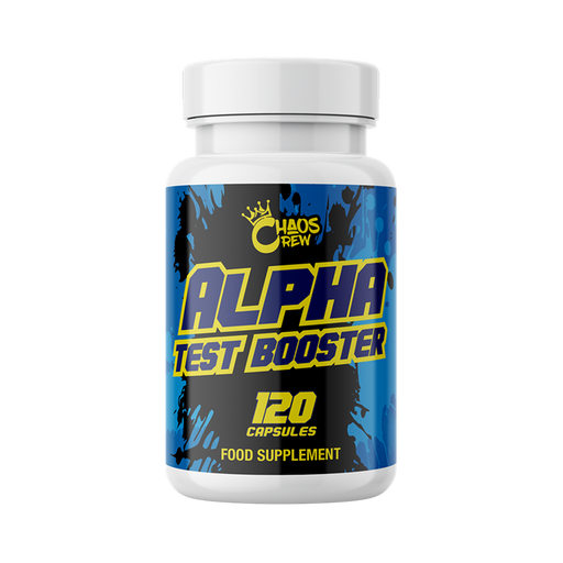 Chaos Crew ALPHA Test Booster 120 Caps - Sports Nutrition at MySupplementShop by Chaos Crew