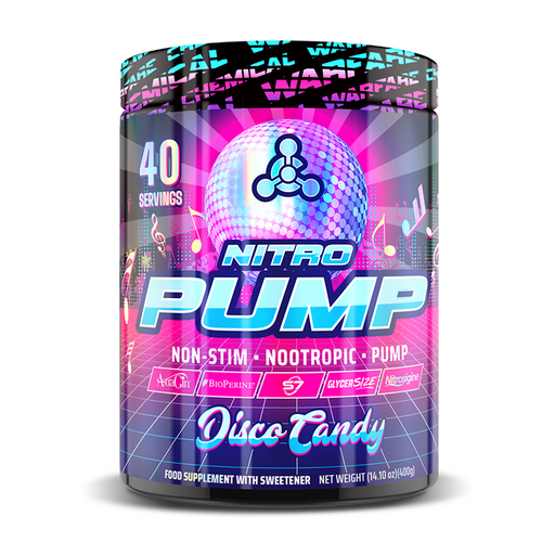 Chemical Warfare Nitro Pump 400g Disco Candy | Premium Nitric Oxide Boosters at MySupplementShop.co.uk