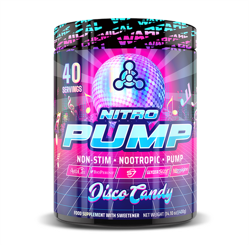 Chemical Warfare Nitro Pump 400g Disco Candy - Sports Nutrition at MySupplementShop by Chemical Warfare