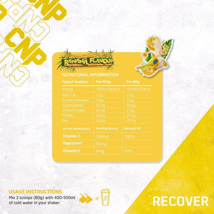 CNP Pro Recover Banana 5kg | Post-Workout Recovery | High Protein & Carbs