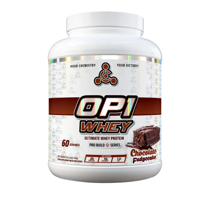 Chemical Warfare OP1 Whey Protein 1.8kg – 20g Protein | High-Quality Blend for Muscle Growth
