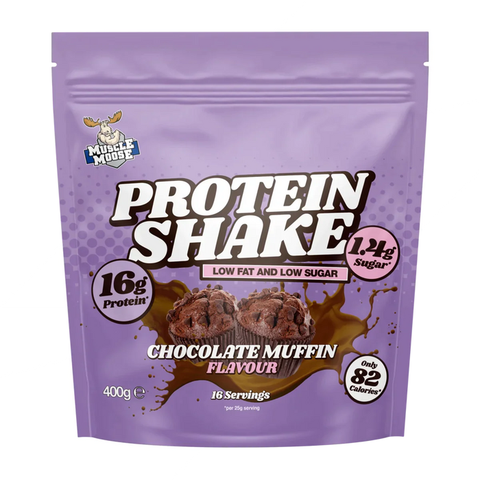 Muscle Moose Protein Shake 400g - Chocolate Muffin - Protein Powder at MySupplementShop by Muscle Moose