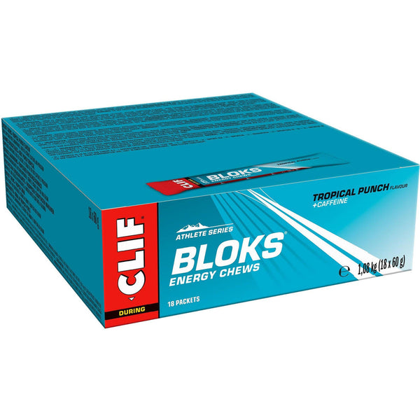 CLIF BLOK Energy Chews - Fuel Your Performance 18 x 60g - Tropical Punch - Sports Nutrition at MySupplementShop by CLIF