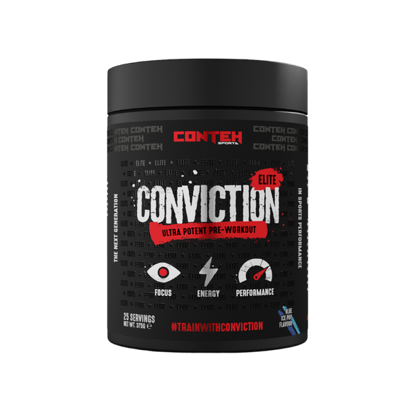 Conteh Conviction Elite 375g Ultra Potent Pre-Workout - Supplements at MySupplementShop by Conteh Sports