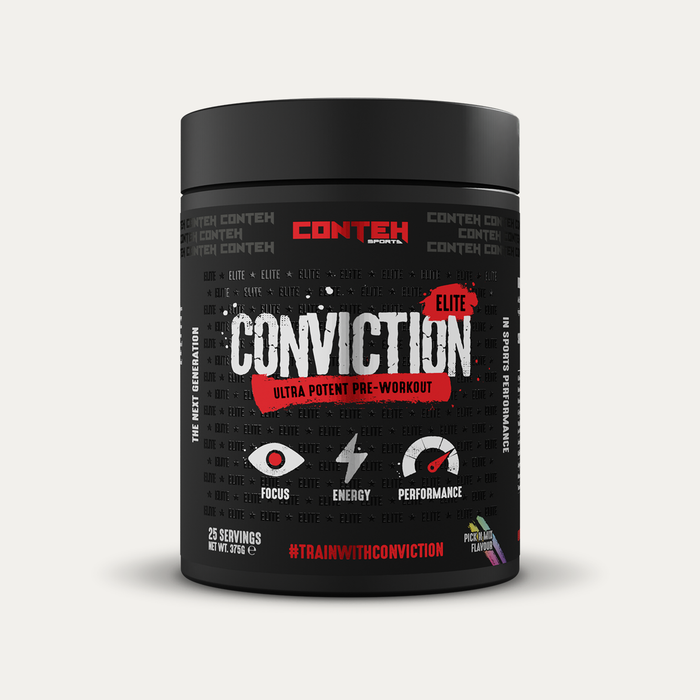 Conteh Conviction Elite 375g Ultra Potent Pre-Workout - Pick N Mix - Supplements at MySupplementShop by Conteh Sports