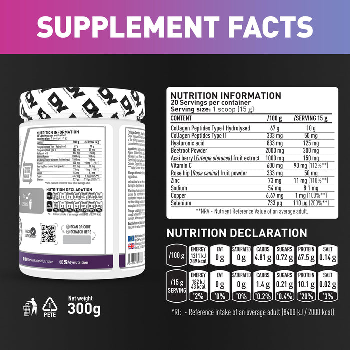 DY Nutrition Collagen Complex 300g