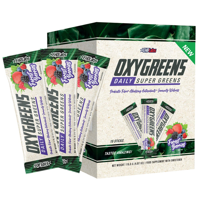 EHP Labs OxyGreens 15 Stick Pack 15x115.5g
