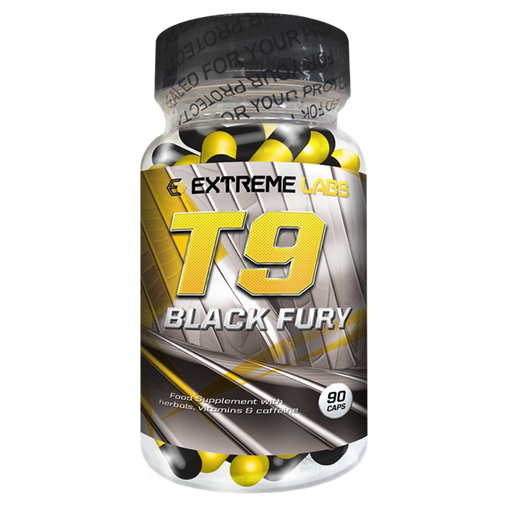 Extreme Labs T9 Black Fury 90 Capsules - Food Supplement at MySupplementShop by Extreme Labs