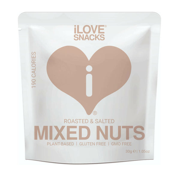 I Love Snacks Roasted & Salted Mixed Nuts 20x30g Salted Nuts | Top Rated Supplements at MySupplementShop.co.uk