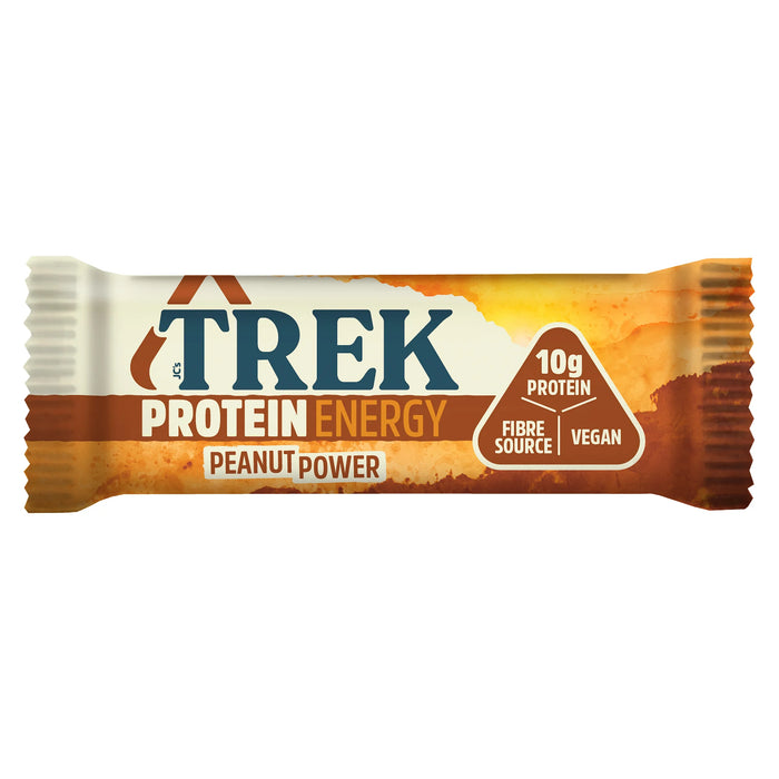 Trek Power Protein Bar 16x55g - Peanut Butter Crunch - Protein Bars at MySupplementShop by Trek