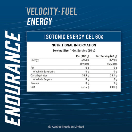 Applied Nutrition Endurance Velocity Energy Gel 20x60g Blackcurrant at MySupplementShop.co.uk