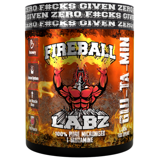 Fireball Labz Glu-Ta-Min 300g Unflavoured | Premium L-Glutamine at MySupplementShop.co.uk