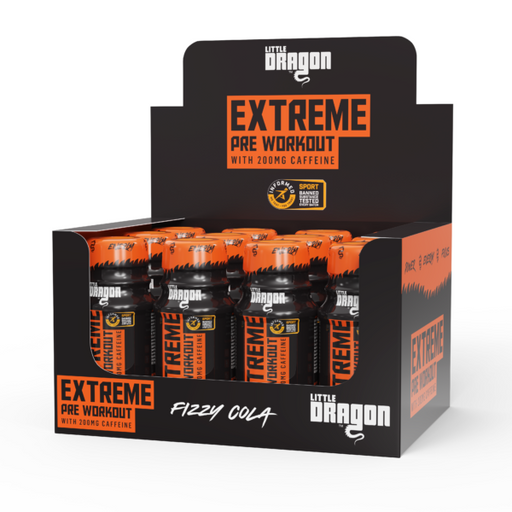 Little Dragon Extreme Pre Workout 12 x 60ml Shot - Fizzy Cola - Pre Workout at MySupplementShop by Little Dragon