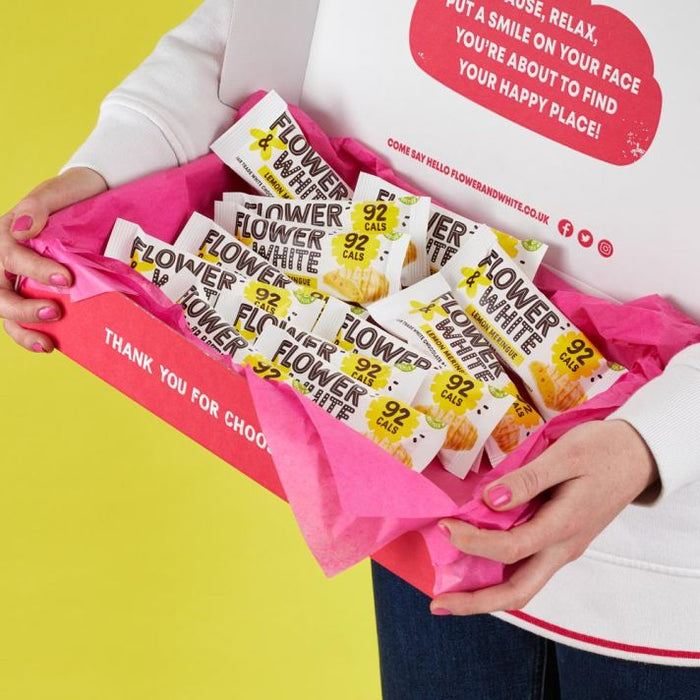 Flower&White Meringue Bar 12x20g - Health Foods at MySupplementShop by Flower & White