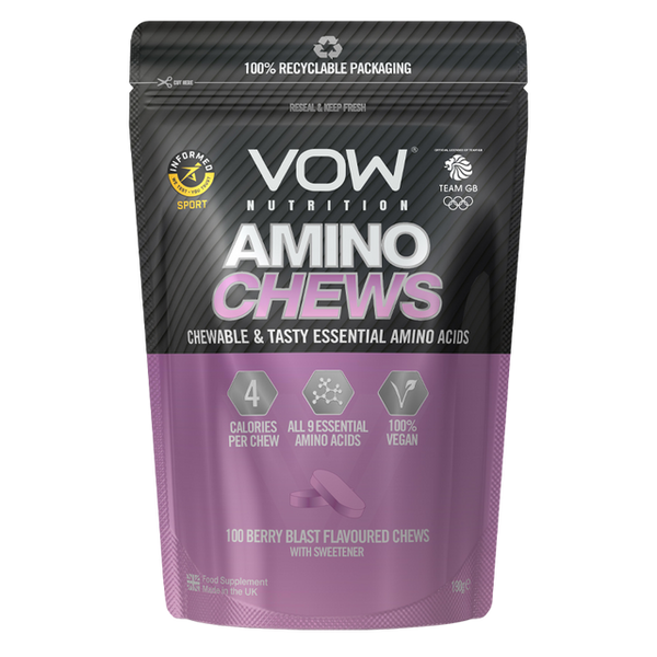 VOW Nutrition Amino Chews 100Tabs - Amino Acids and BCAAs at MySupplementShop by VOW Nutrition