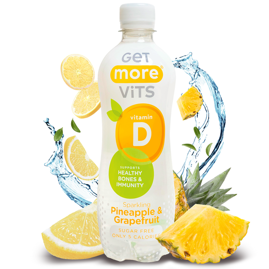 Get More Vits Vitamin D Drink 12x500ml Pinapple Grapefruit