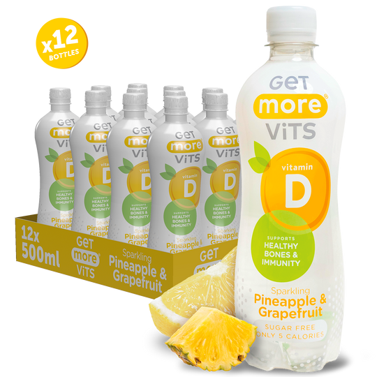 Get More Vits Vitamin D Drink 12x500ml Pinapple Grapefruit