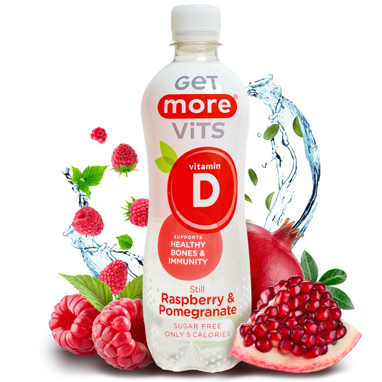 Get More Vits Vitamin D Drink 12x500ml Raspberry Pomegranate