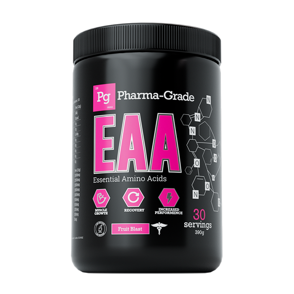 Pharma Grade EAA 390g Fruit Blast | Premium Amino Acids at MySupplementShop.co.uk