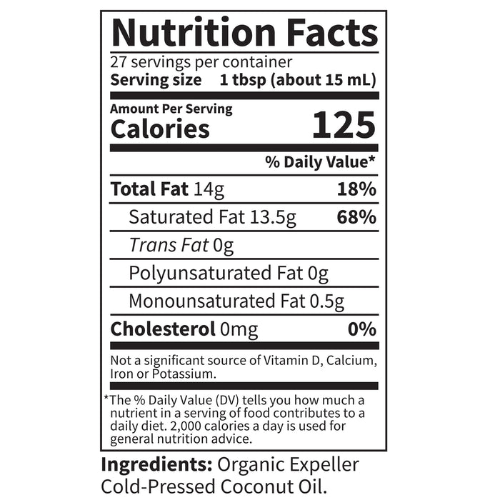 Garden Of Life Organic Extra Virgin Coconut Oil 14 Oz