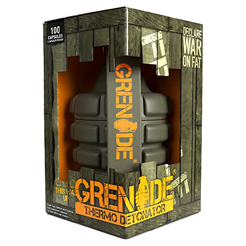 Grenade Thermo Detonator Weight Management Supplement Tub of 100 Capsules