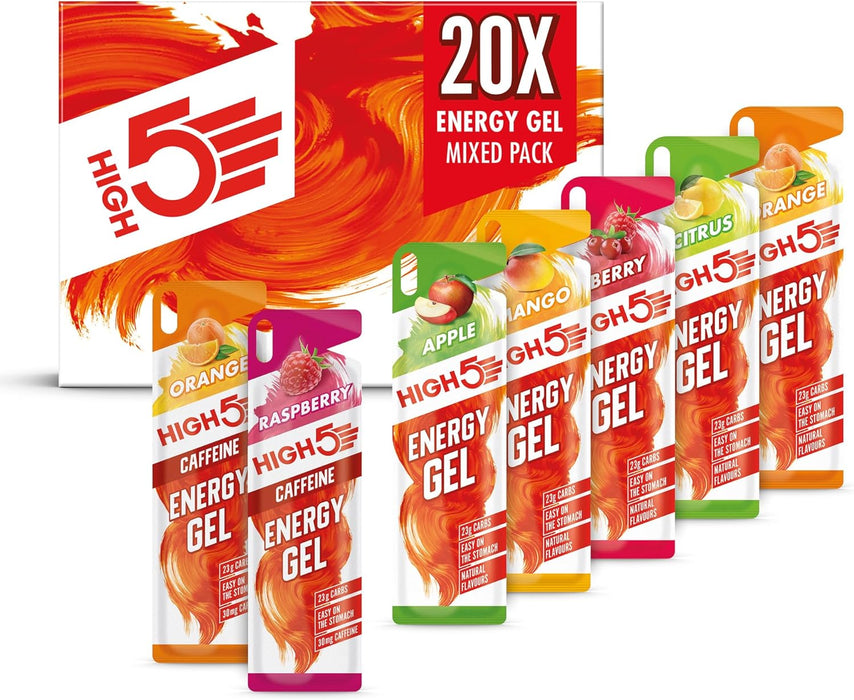 Gel Énergétique HIGH5 20x40g Saveurs Mixtes