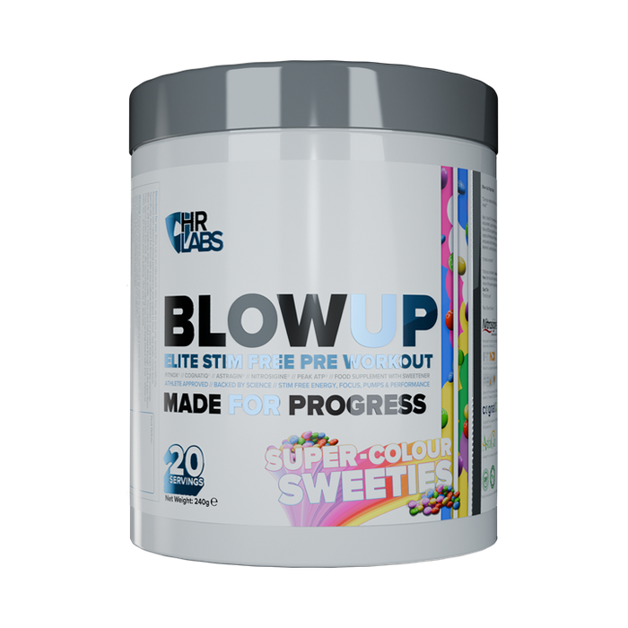 HR Labs Blow Up 240g Elite Stim-Free Pre-Workout Formula