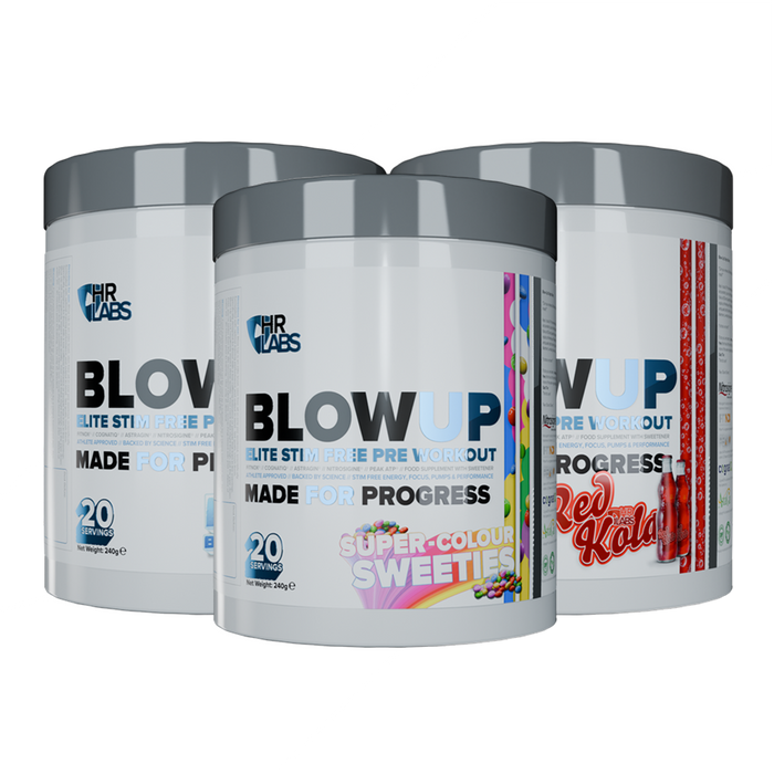 HR Labs Blow Up 240g Elite Stim-Free Pre-Workout Formula