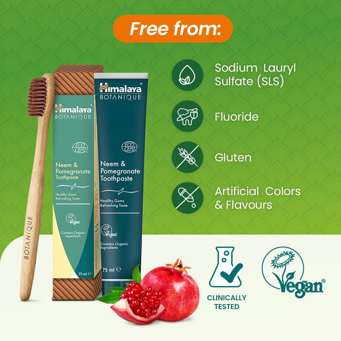 Himalaya Neem & Pomegranate Toothpaste - 75 ml.