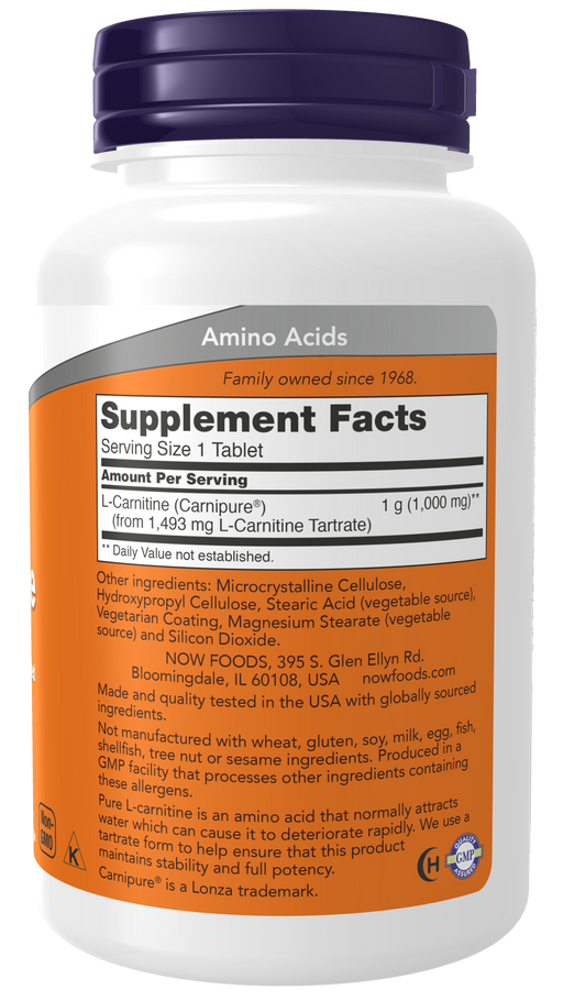 NOW Foods L-Carnitine at MYSUPPLEMENTSHOP