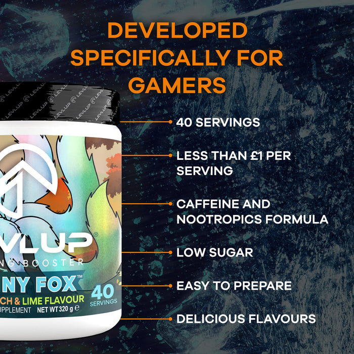 LEVLUP Gaming Booster 315g - Flavored Drink Concentrate at MySupplementShop by LEVLUP