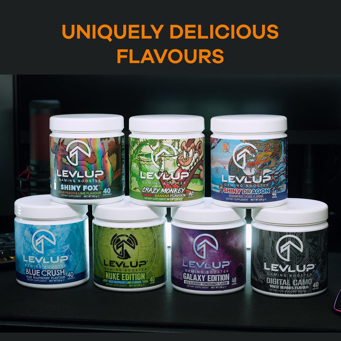 LEVLUP Gaming Booster 315g - Flavored Drink Concentrate at MySupplementShop by LEVLUP