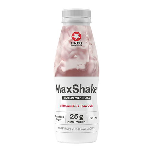 Maxi Nutrition Protein RTD Shake 12x330ml Strawberrys | Premium Health & Nutrition at MySupplementShop.co.uk