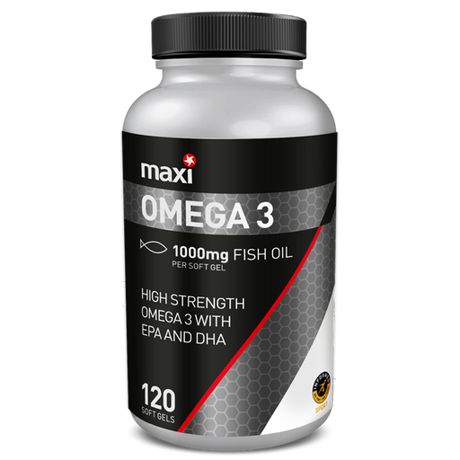 Maxi Nutrition Omega 3 Soft Gels 120Caps - Sports Nutrition at MySupplementShop by Maxi Nutrition