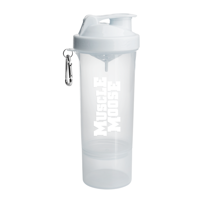 Muscle Moose Smartshake Slim 500ml White On White | Premium Sports Supplements at MYSUPPLEMENTSHOP.co.uk