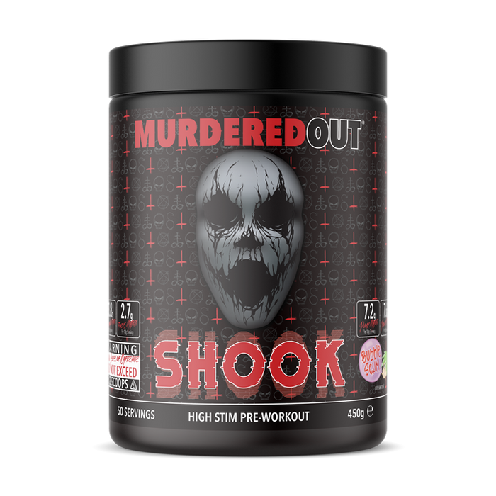 Murdered Out Shook High Stim Pre Workout 450g