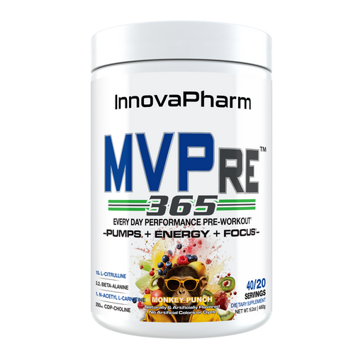 InnovaPharm MVPRE 365 460g - Monkey Punch - Pre Workout at MySupplementShop by Innovapharm