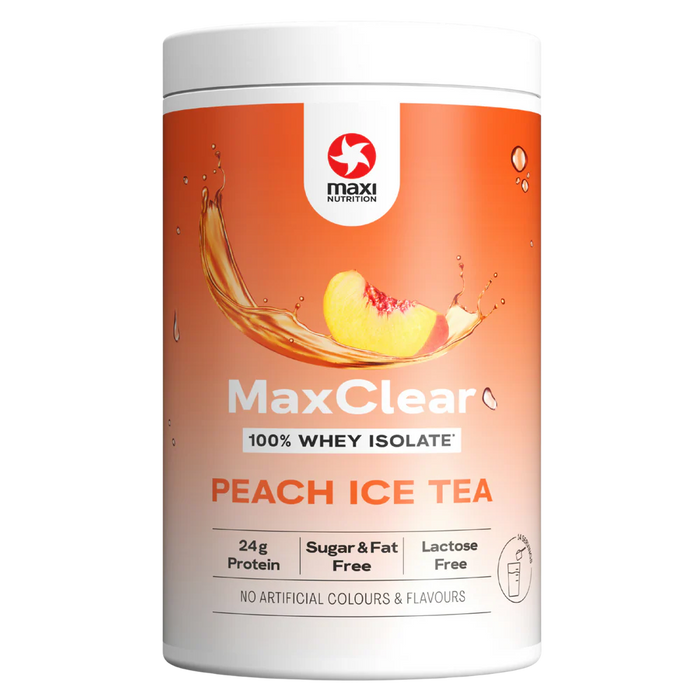 MaxiNutrition MaxClear Whey Protein – Clear, Zero Sugar, Zero Fat, Fast-Absorbing Protein