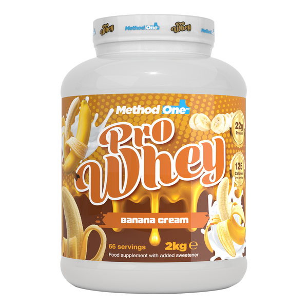 Method 1 Pro Whey 2kg - Banana Cream - Whey Proteins at MySupplementShop by Method 1