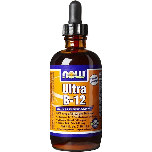 NOW Foods Vitamin B-12 Ultra, Liquid - 118 ml.