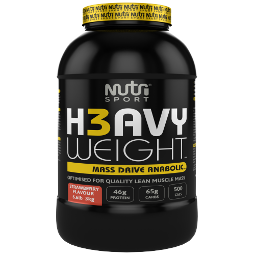 NutriSport H3avyweight Mass Drive Anabolic - Muscle Mass Building Formula - Protein Blends at MySupplementShop by NutriSport