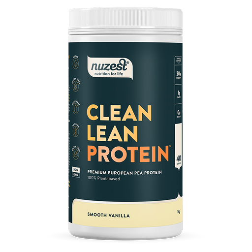 Nuzest - Clean Lean Protein - Smooth Vanilla - Vegan Protein Powder - Complete Amino Acid Profile - Plant-Based Workout & Recovery Fuel - All Natural Food Supplement - 1kg (40 Servings) | High-Quality Vegan Proteins | MySupplementShop.co.uk