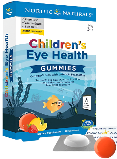 Nordic Naturals Children's Eye Health, Strawberry Lemonade - 30 Gummies